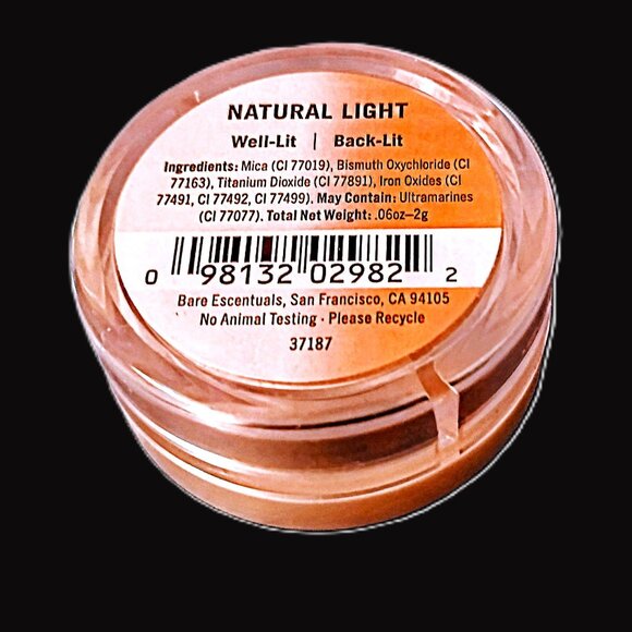 i.d. bareMinerals ~ NATURAL LIGHT ~ Well-Lit / Back-Lit DUO! ~ 2g ~ NEW … - Picture 2 of 6